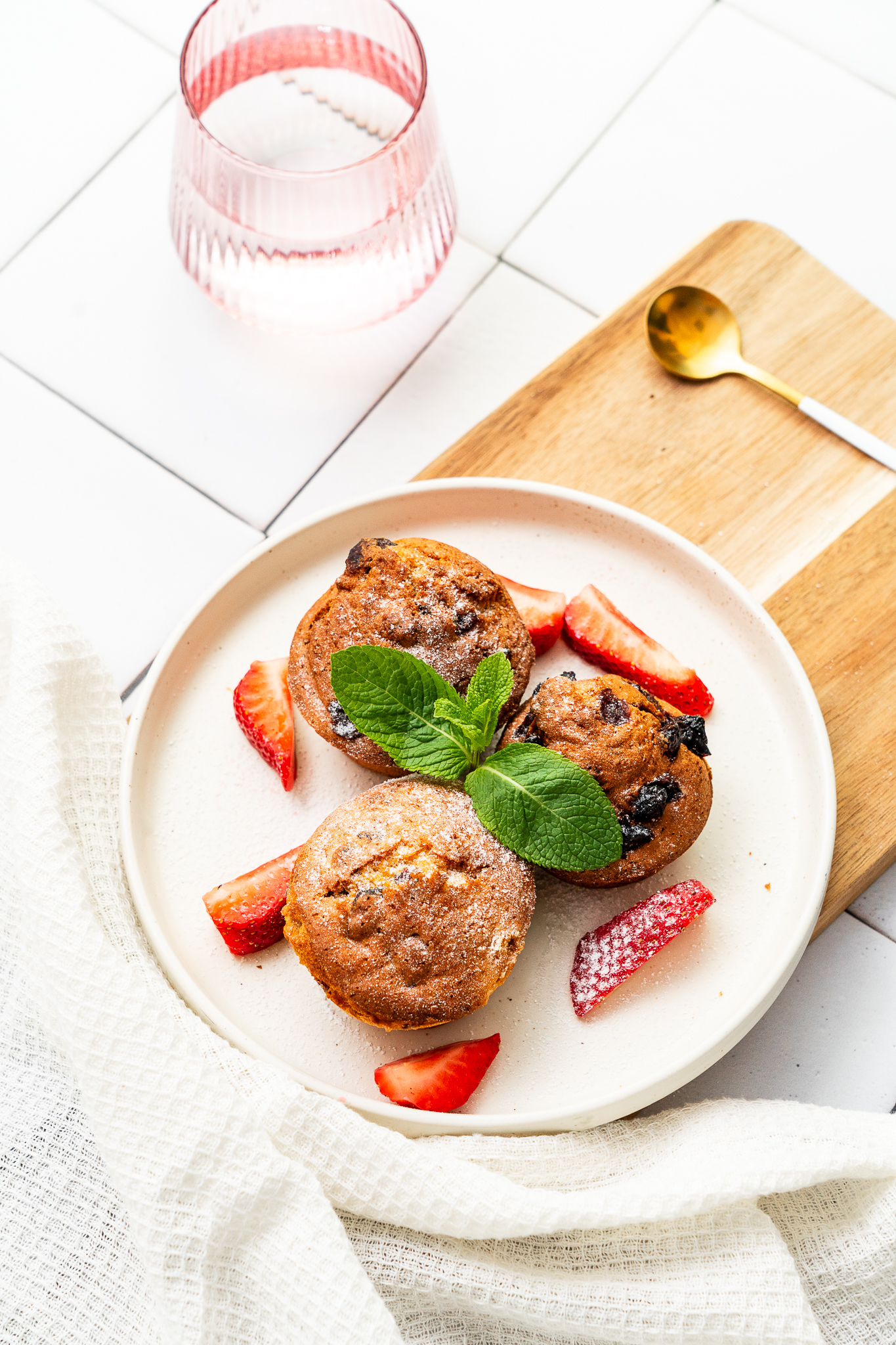 Muffinki bezglutenowe pomarańczowo-żurawinowe
