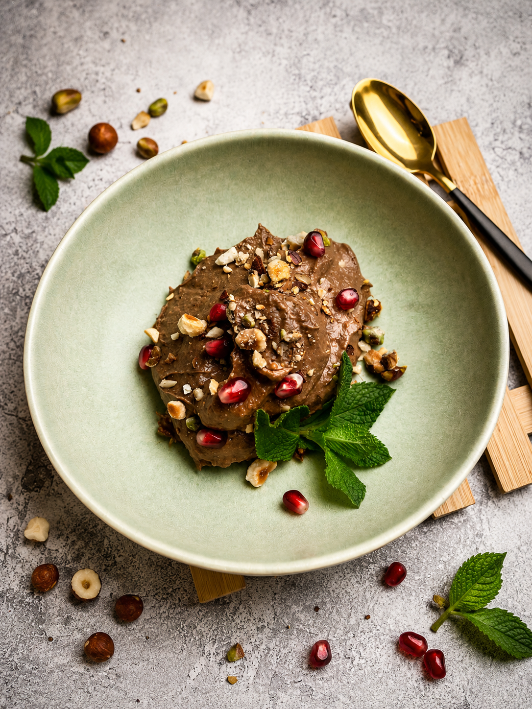 Keto nutelka z awokado, serkiem i kakao