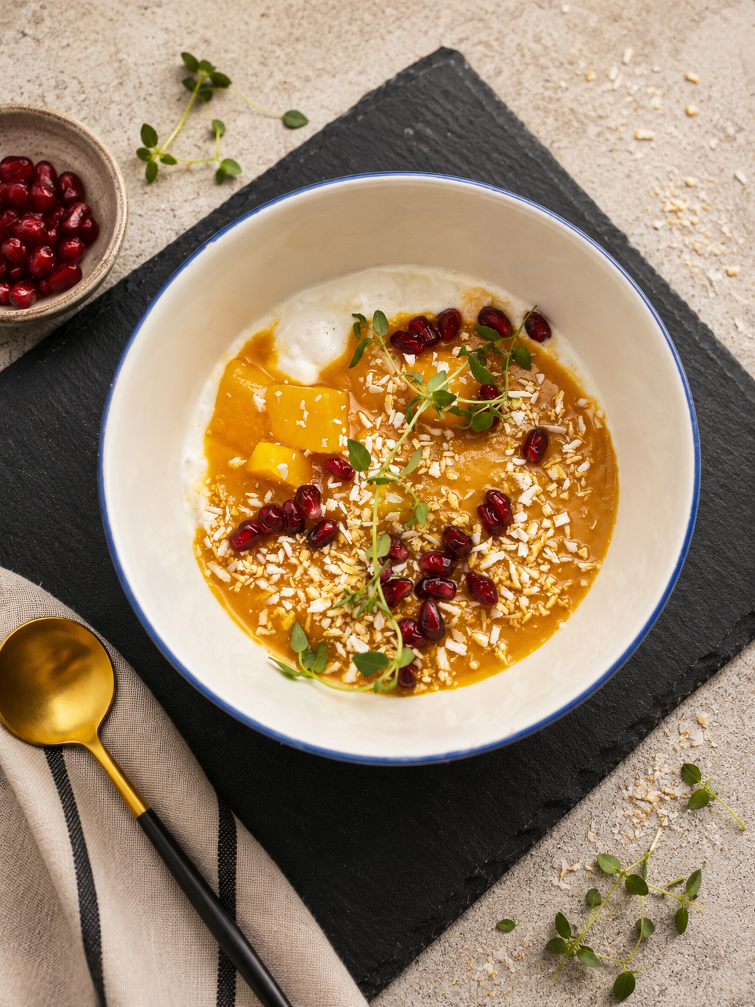 Deserek twarogowy z pulpą mango