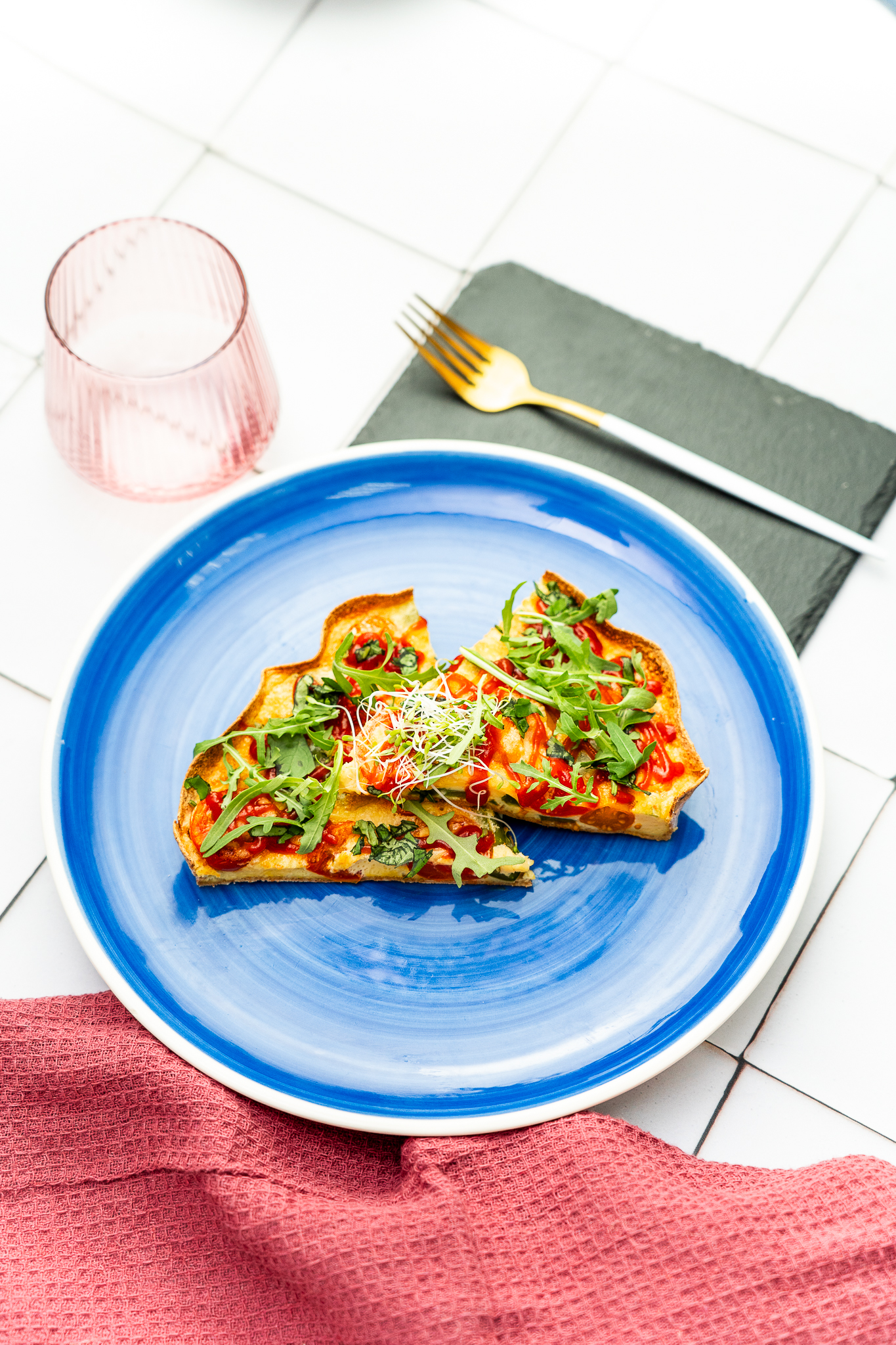 Śniadaniowe taco a `la pizza