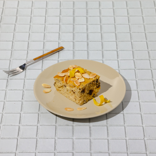 Fit ciasto z suszoną śliwką i pomarańczą (może zawierać pestkę)