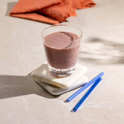 Owsiany koktajl z malinami