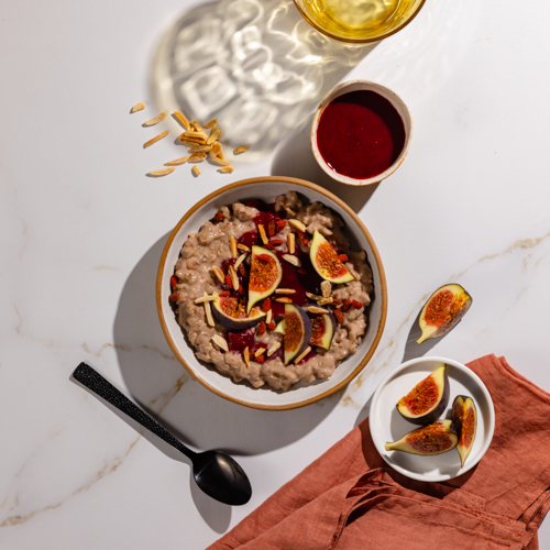 Kawowa żytnianka z musem wiśniowym (może zawierać pestkę)