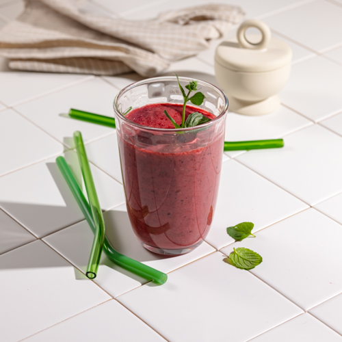 Koktajl jeżynowo-żurawinowy