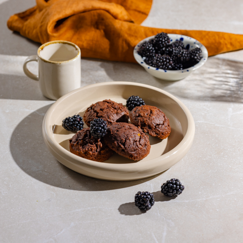 Kakaowe ciasteczko z nutą cytryny