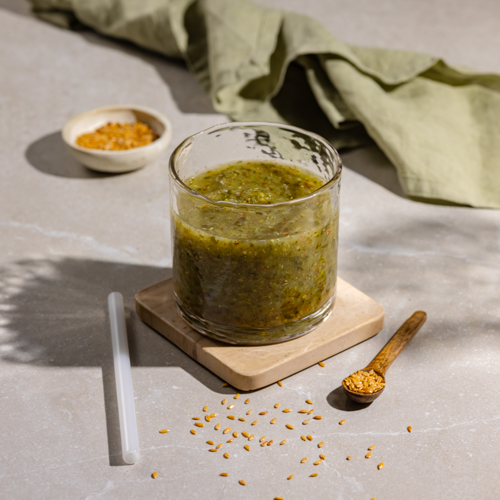 Koktajl z brzoskwinią, pomarańczą i natką pietruszki