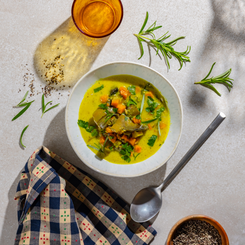 Zupa pieczarkowa z koperkiem