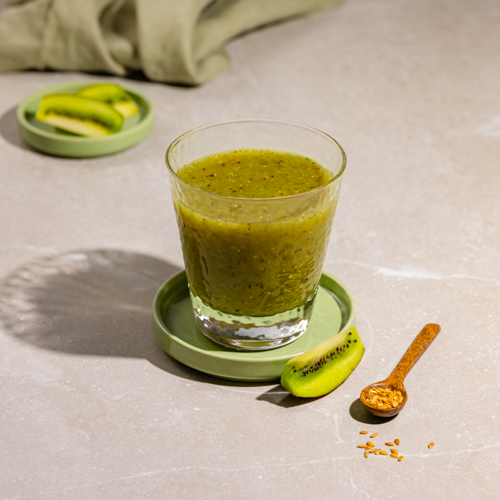 Koktajl szpinakowy z kiwi i cytryną 