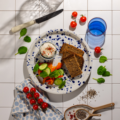 Pasta z kurczaka z pieczywem żytnim i warzywami