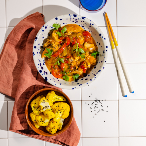 Orientalny indyk po singapursku 