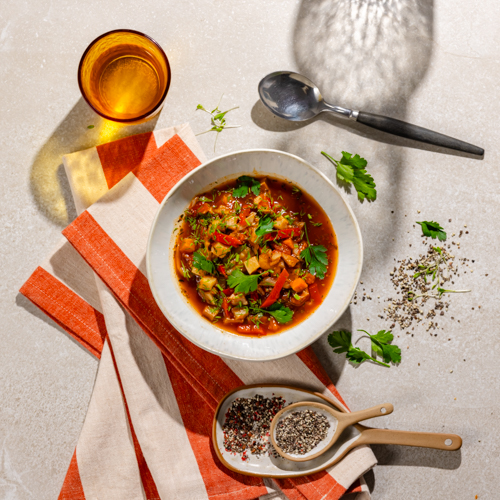 Włoska zupa warzywna z kiełbasą 