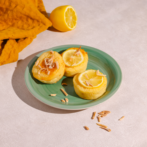 Keto muffinki cytrynowe z maślanką 