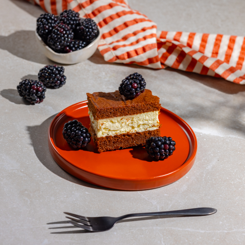 Wegańska kostka czekoladowa z kremem kokosowym