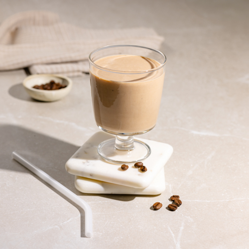 Pobudzający koktajl z kawą i kakao