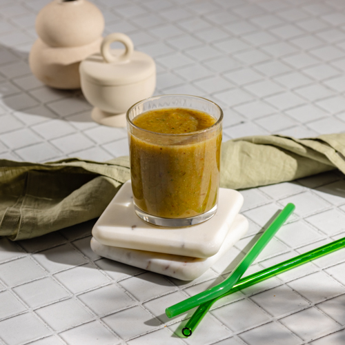 Koktajl z ogórkiem, śliwką i nutą chilli (może zawierać pestki)